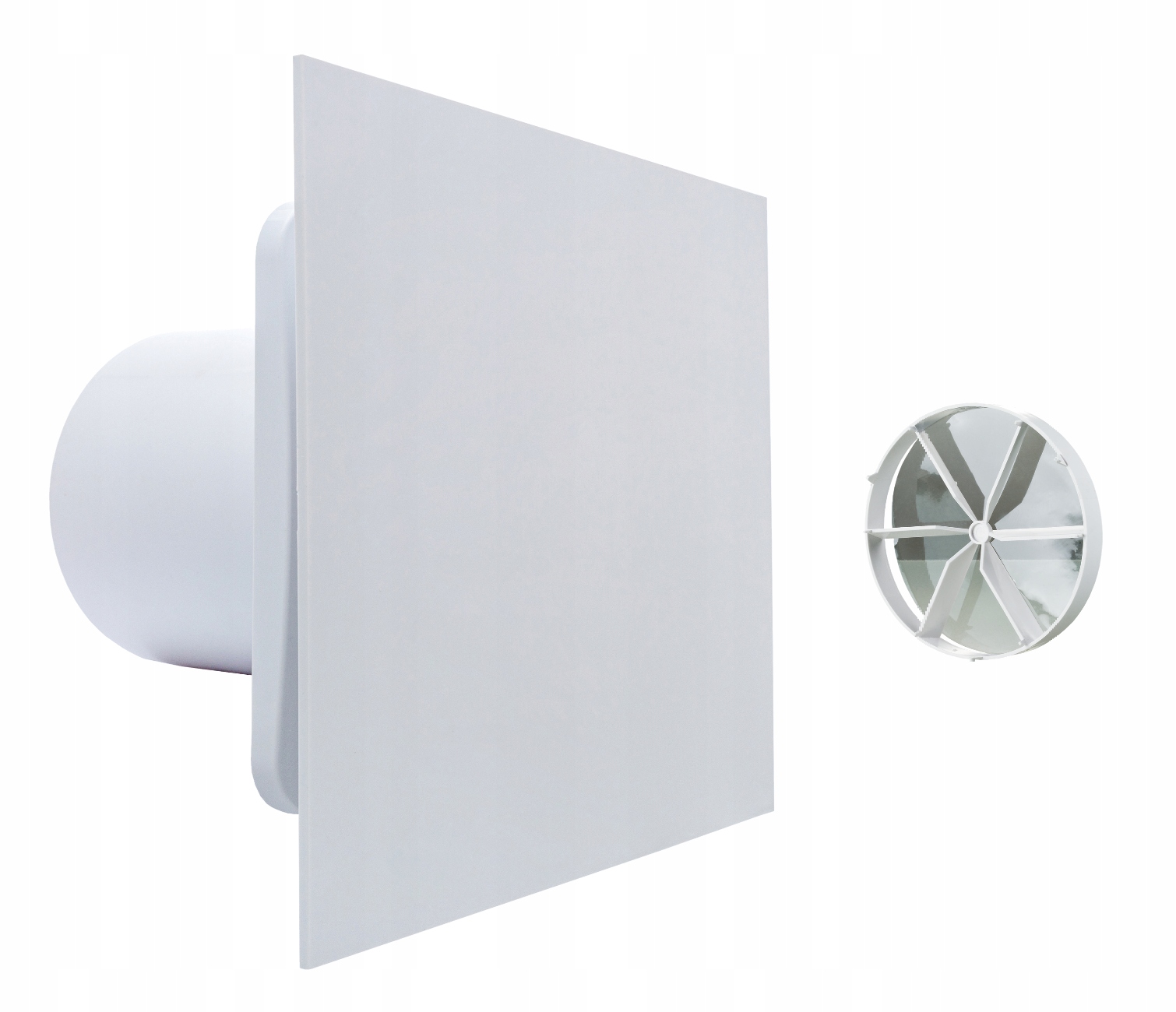 Ventika KLIQ100BASEH + KLIQFP180PLAIN ventilátor do kúpeľne 100 mm